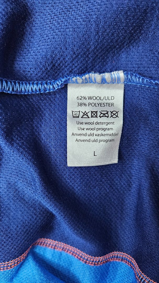Baselayer shirt 62% wool, L, Marathon Sportswear