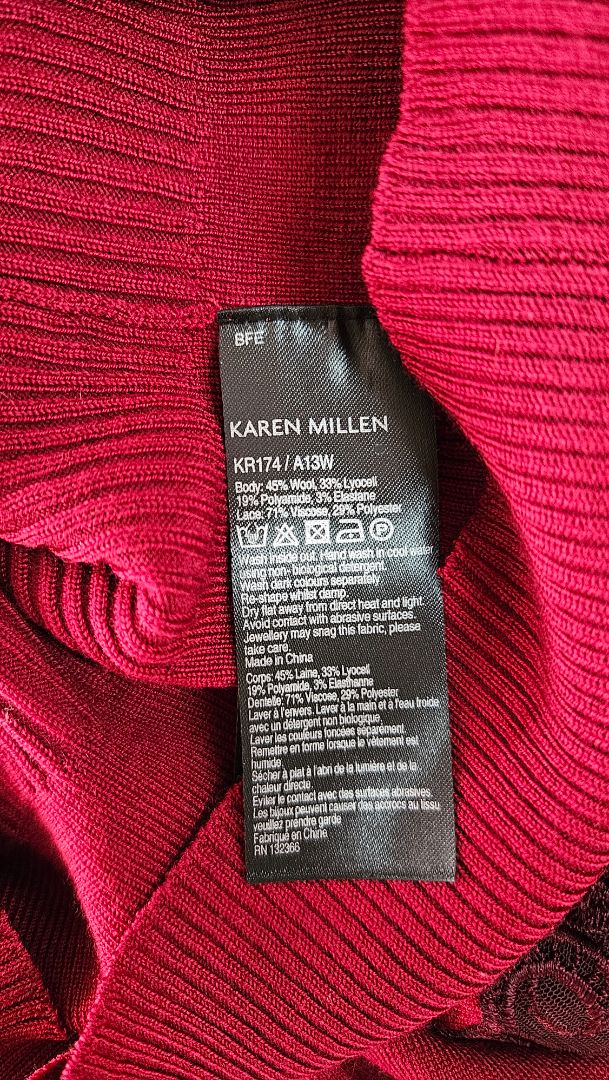 Hneppt peysa, S, Karen Millen