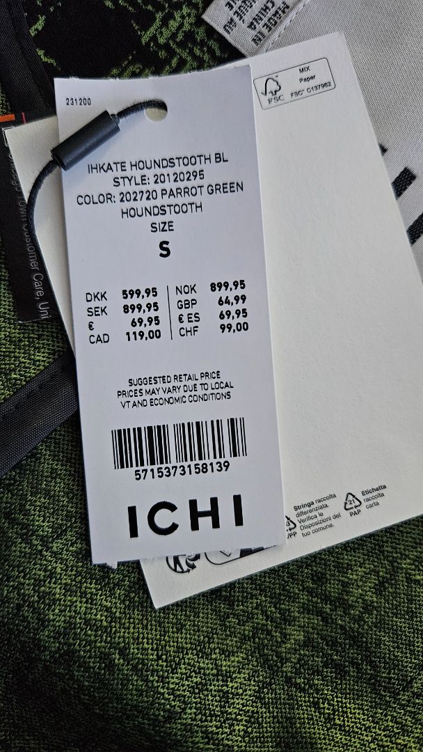 Houndstooth jakki, S, Ichi