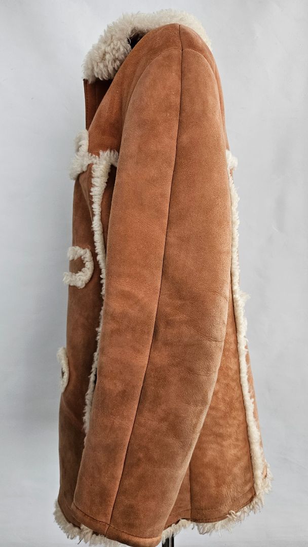Vintage mokka jakki, M, Fataverksmiðjan Hekla
