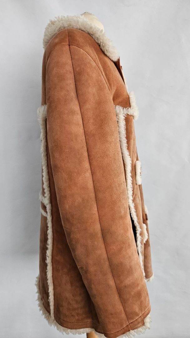 Vintage mokka jakki, M, Fataverksmiðjan Hekla