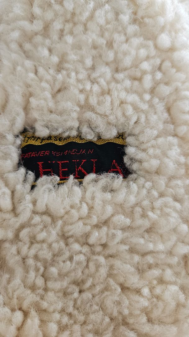 Vintage mokka jakki, M, Fataverksmiðjan Hekla