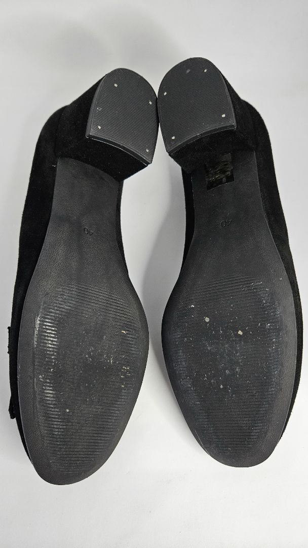 Suede heel shoes (5 cm), EUR 40, Piano