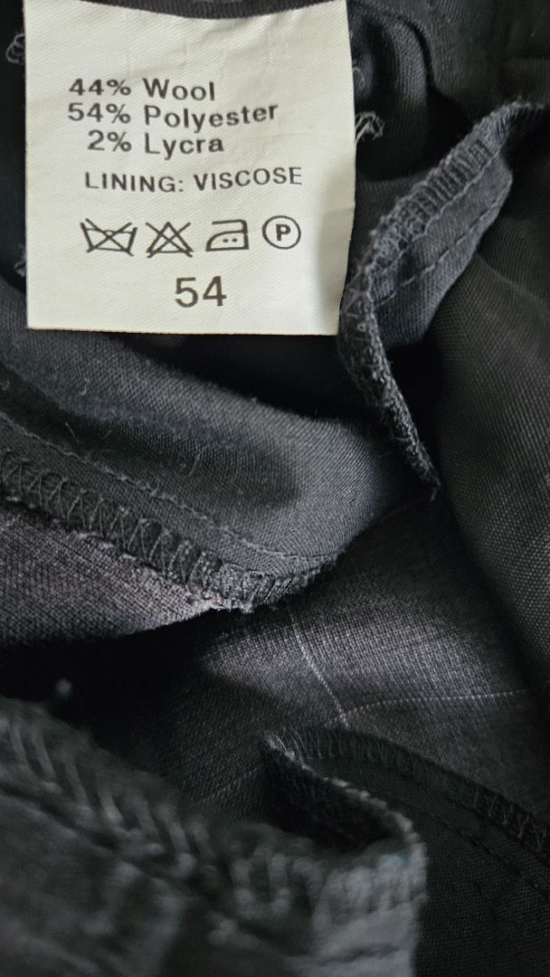 Trousers / suit trousers, 54, Unic