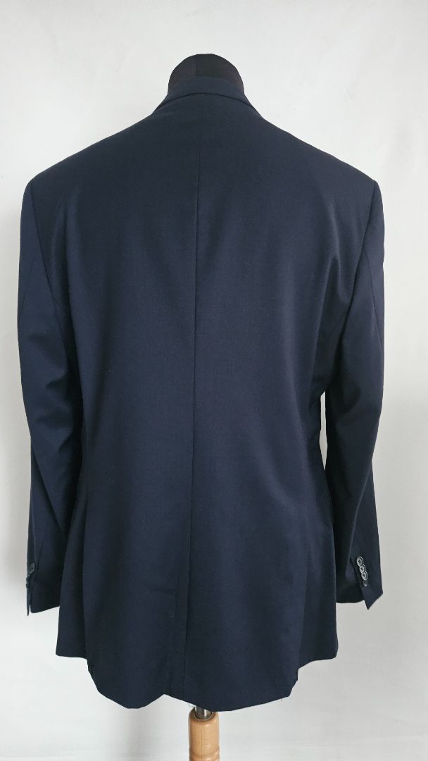 Navy wool blazer (unworn), 54, Finucci
