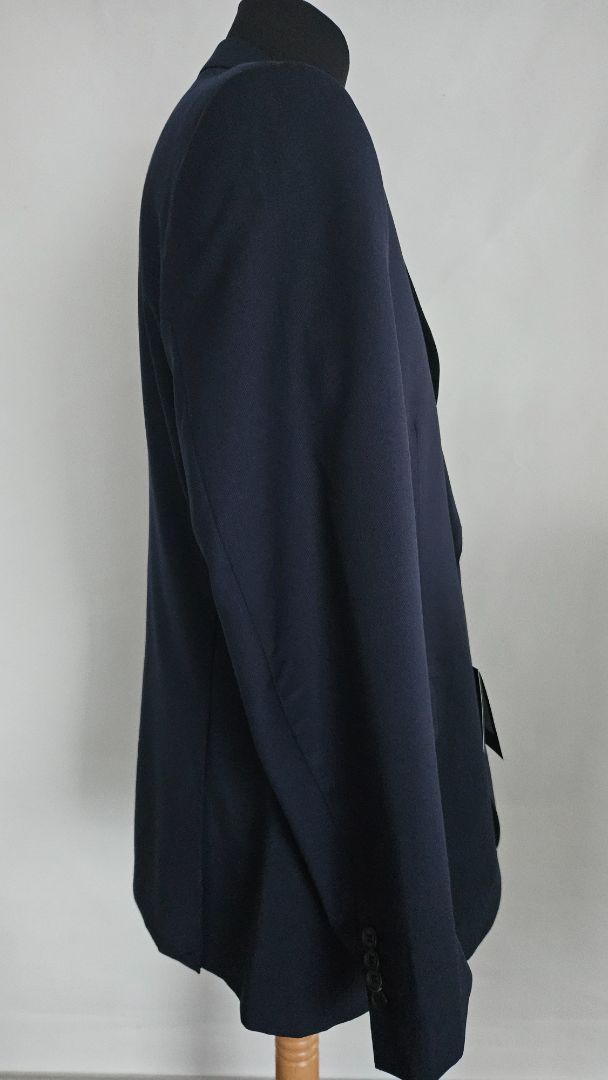 Navy wool blazer (unworn), 54, Finucci