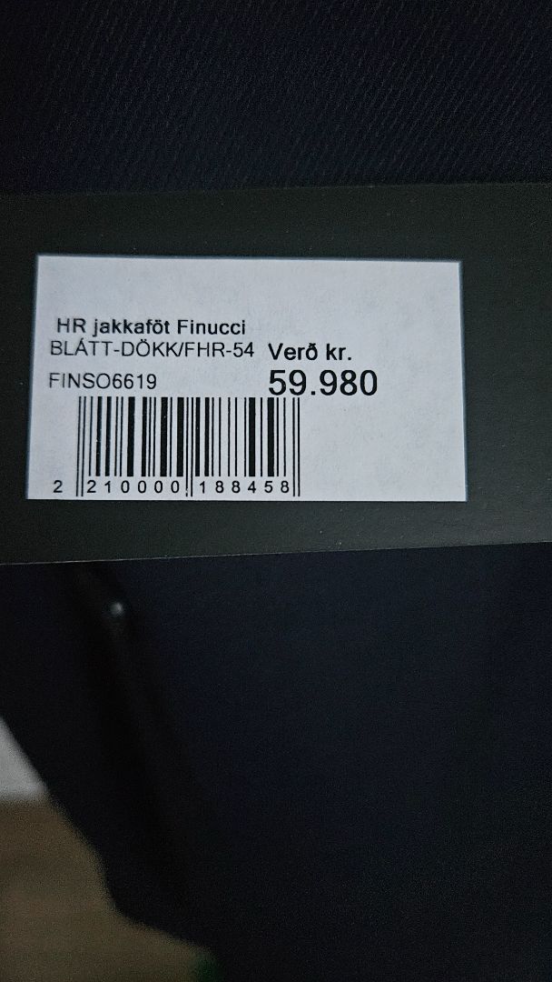 Navy wool blazer (unworn), 54, Finucci