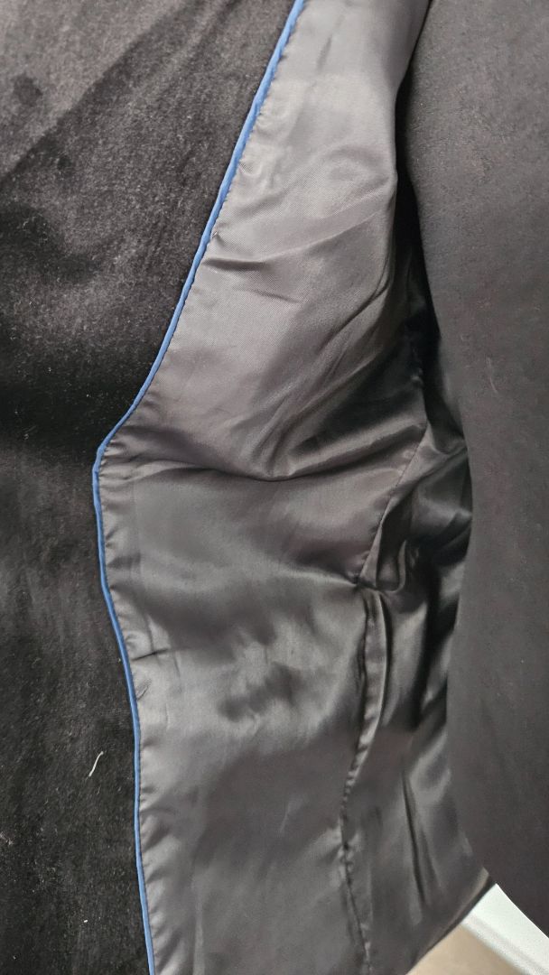 Royal velvet blazer, L, Stradivarius