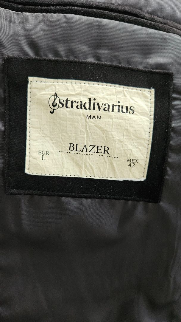 Royal velvet blazer, L, Stradivarius