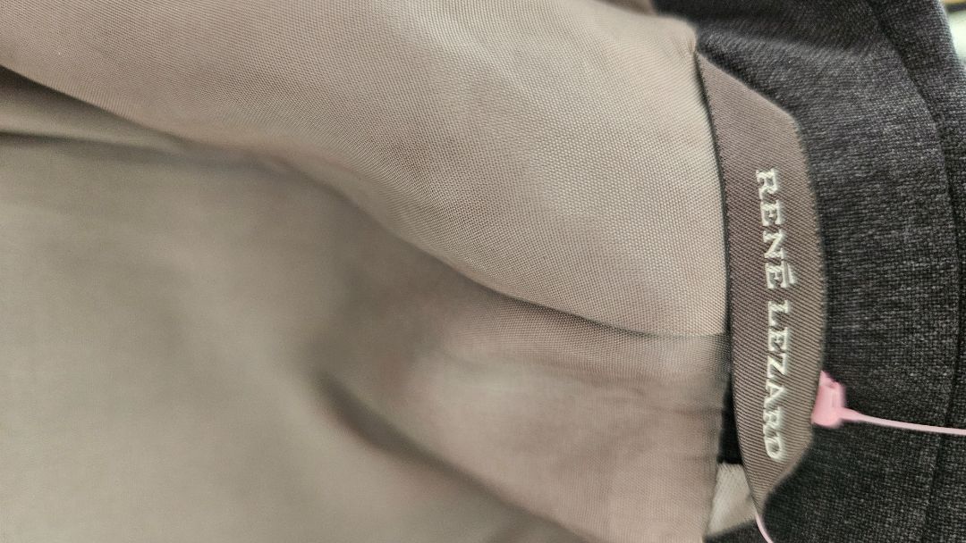 Wool blazer, 52, René Lezard