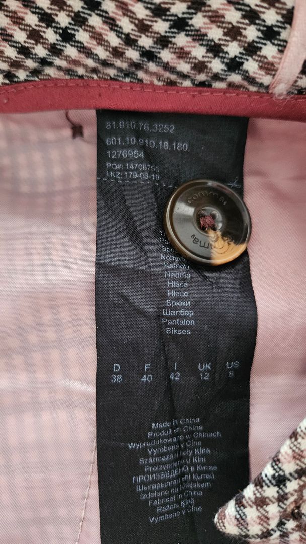 Pants, EUR 38, Comma