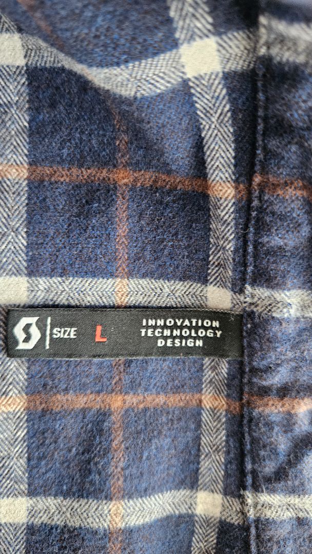 Flannel shirt "Innovation Technology Design", L, Scott
