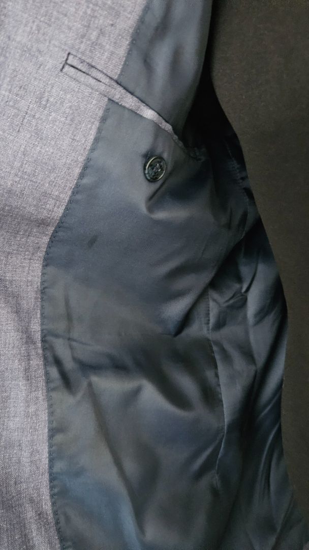 Blazer Linen Slim fit, 54, H&M