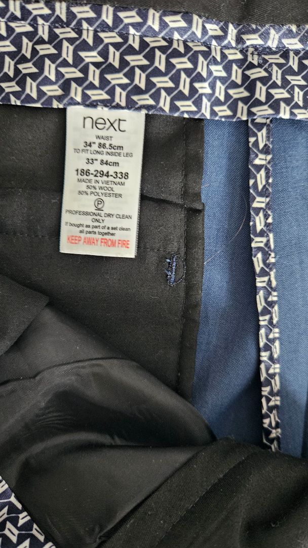 Pants, 34/33, Next