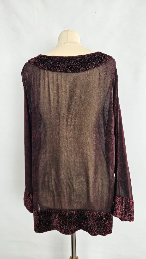 Transparent shirt, M, Cocktail
