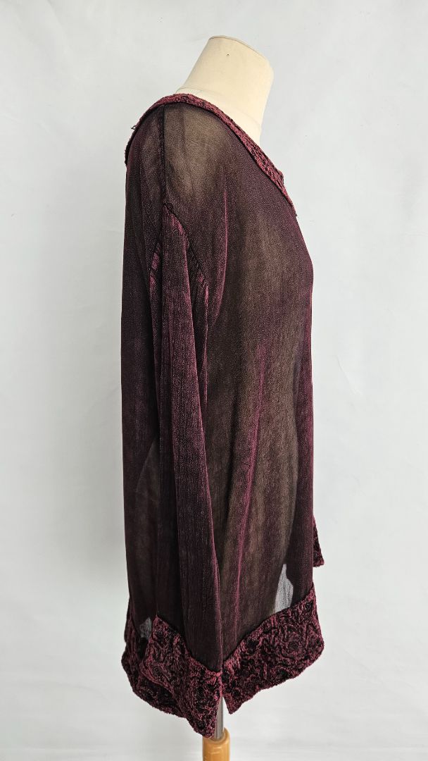 Transparent shirt, M, Cocktail