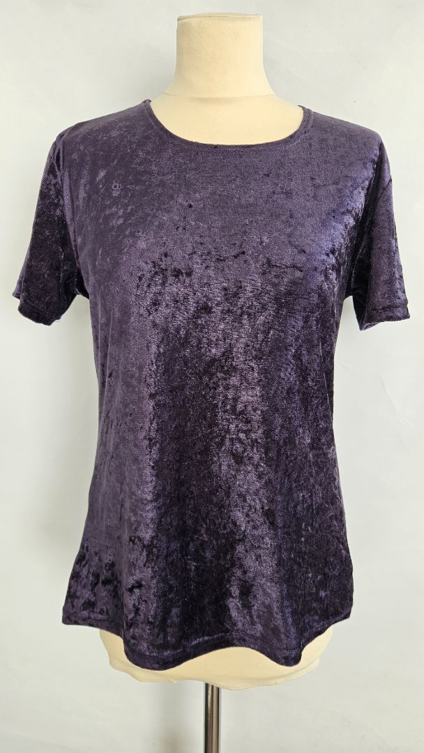 Royal velvet T-shirt, M, Vero Moda