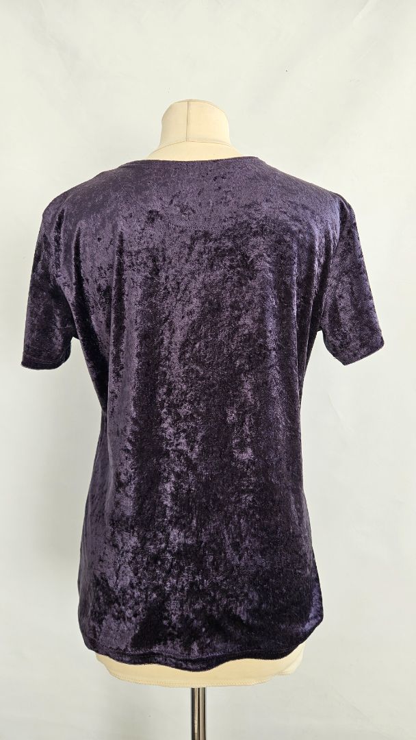 Royal velvet T-shirt, M, Vero Moda