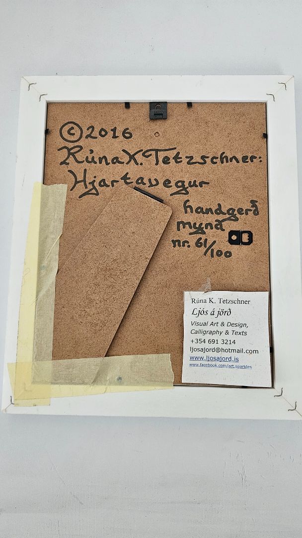 Mynd "Hjartavegur", Rúna K. Tetzschner