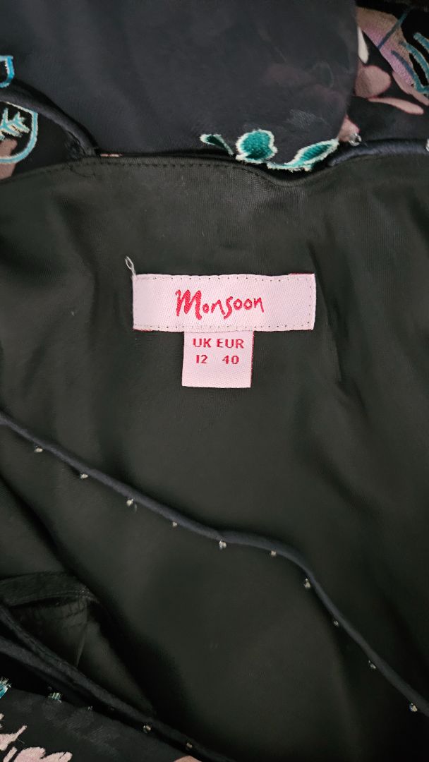 Síður kjóll silki, EUR 40, Monsoon