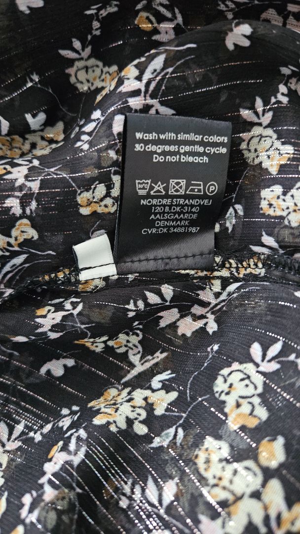 Síður kjóll (gegnsær), M, Neo Noir