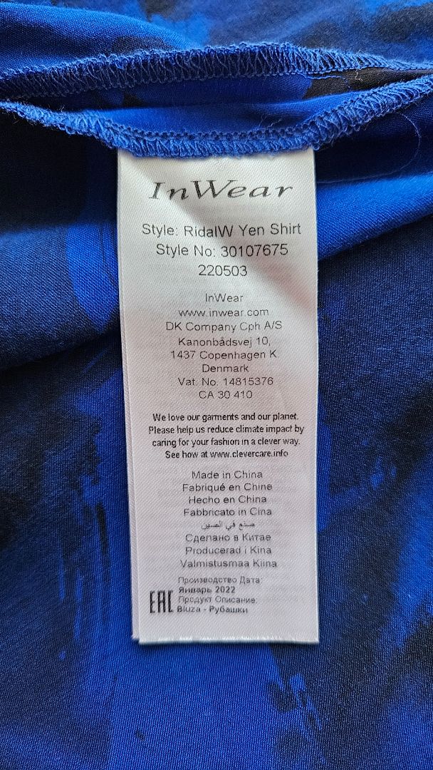 Long-sleeved shirt, EUR 40, InWear