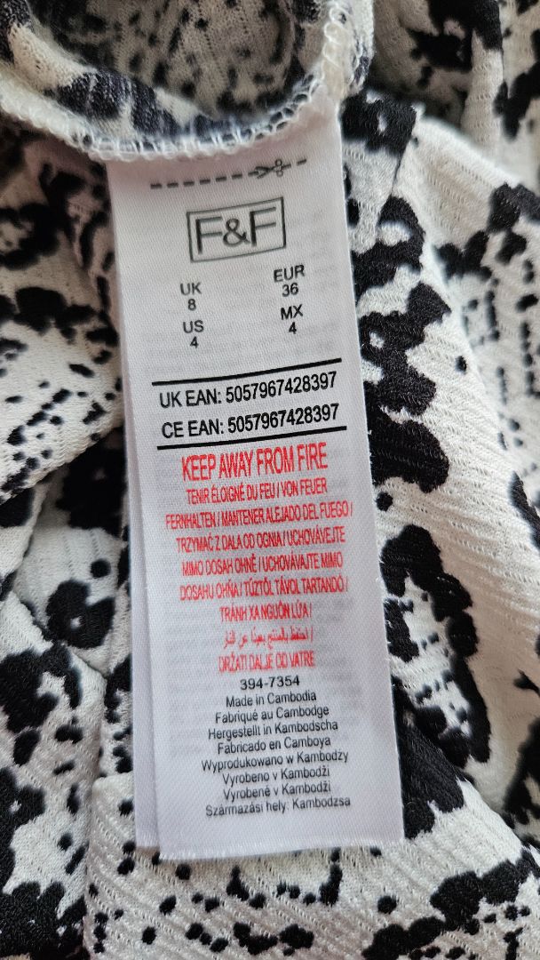 Wide straight pants, EUR 36, F&F