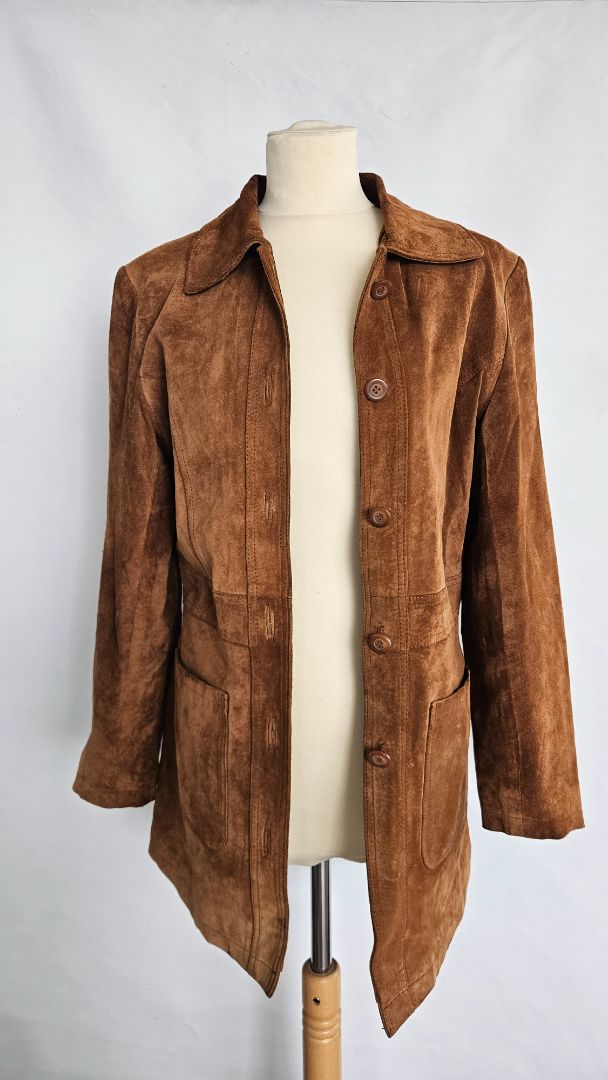 Ell Collection suede jacket (vintage), S, Cubus