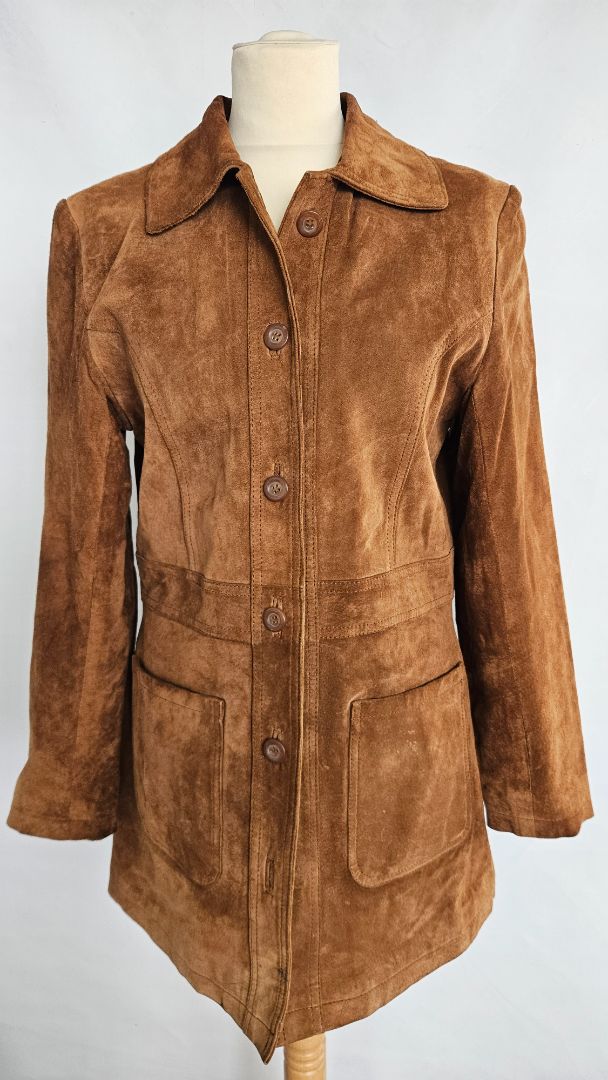 Ell Collection suede jacket (vintage), S, Cubus