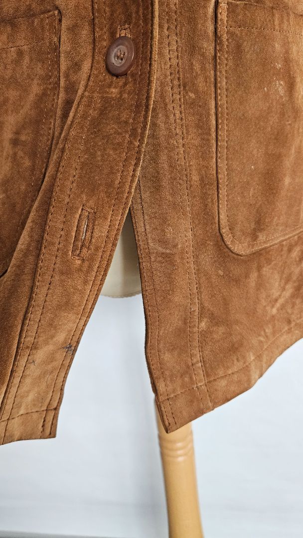 Ell Collection suede jacket (vintage), S, Cubus