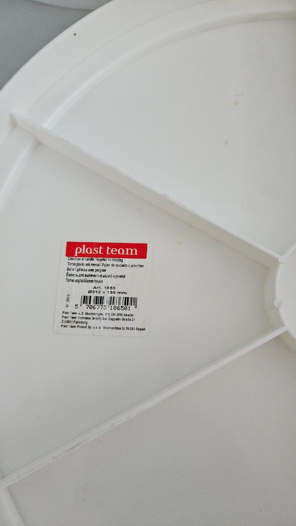 Cake plate with lid (plastic), Plast team