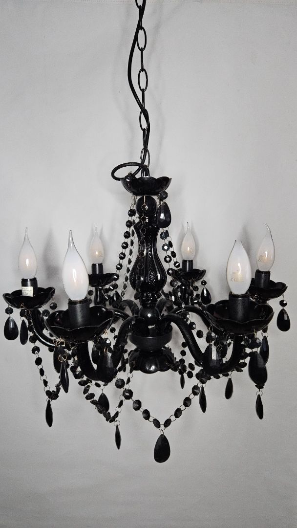 Crystal ceiling light 6 bulbs, Pier