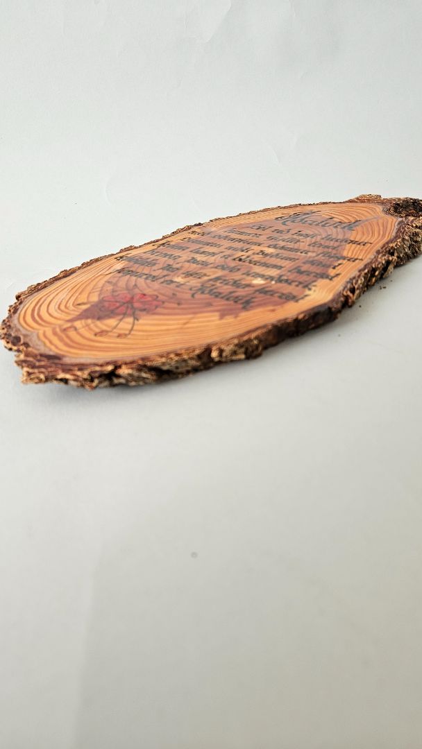 Wooden plate "Aðalvík", Þóra B. Jónsdóttir