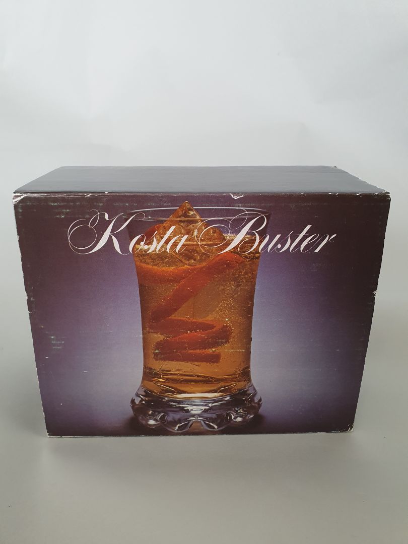 Buster glasses (2 pcs) - Vintage 1970s unused, Kosta Boda