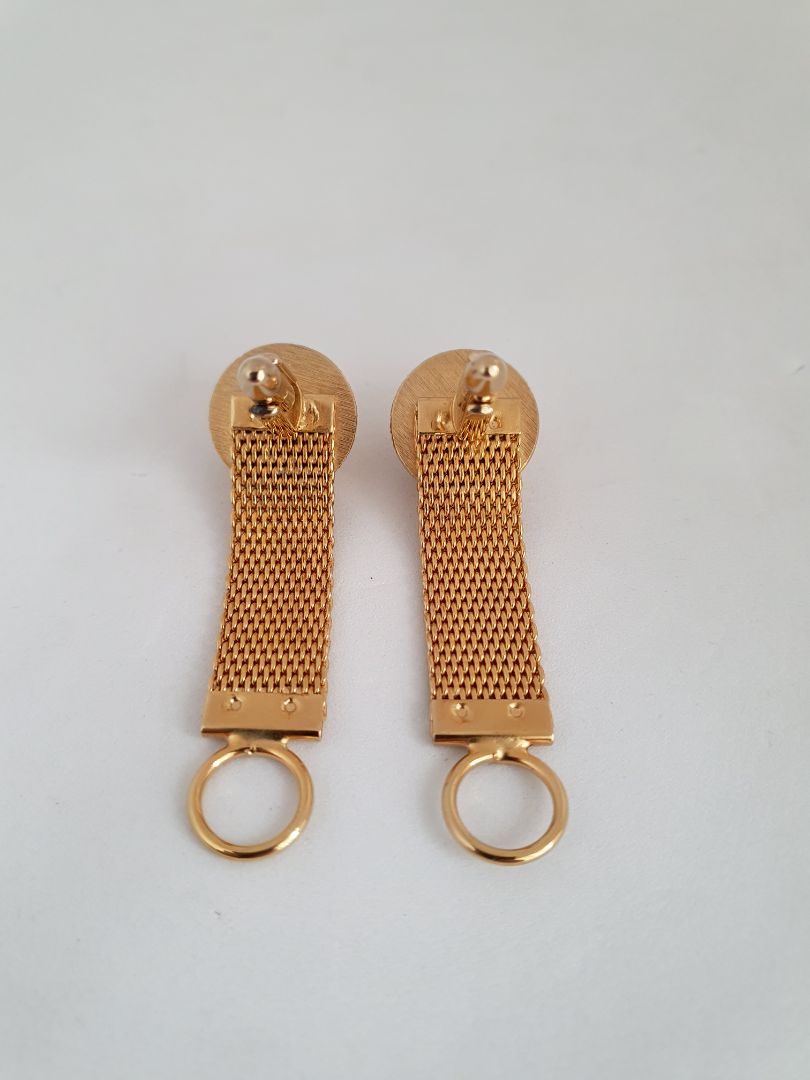 Cufflinks and tie pin (genuine Jade stones), Milt Weiss