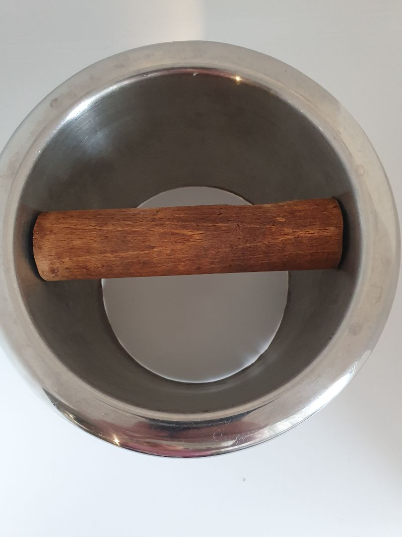Barista coffee "knock box"