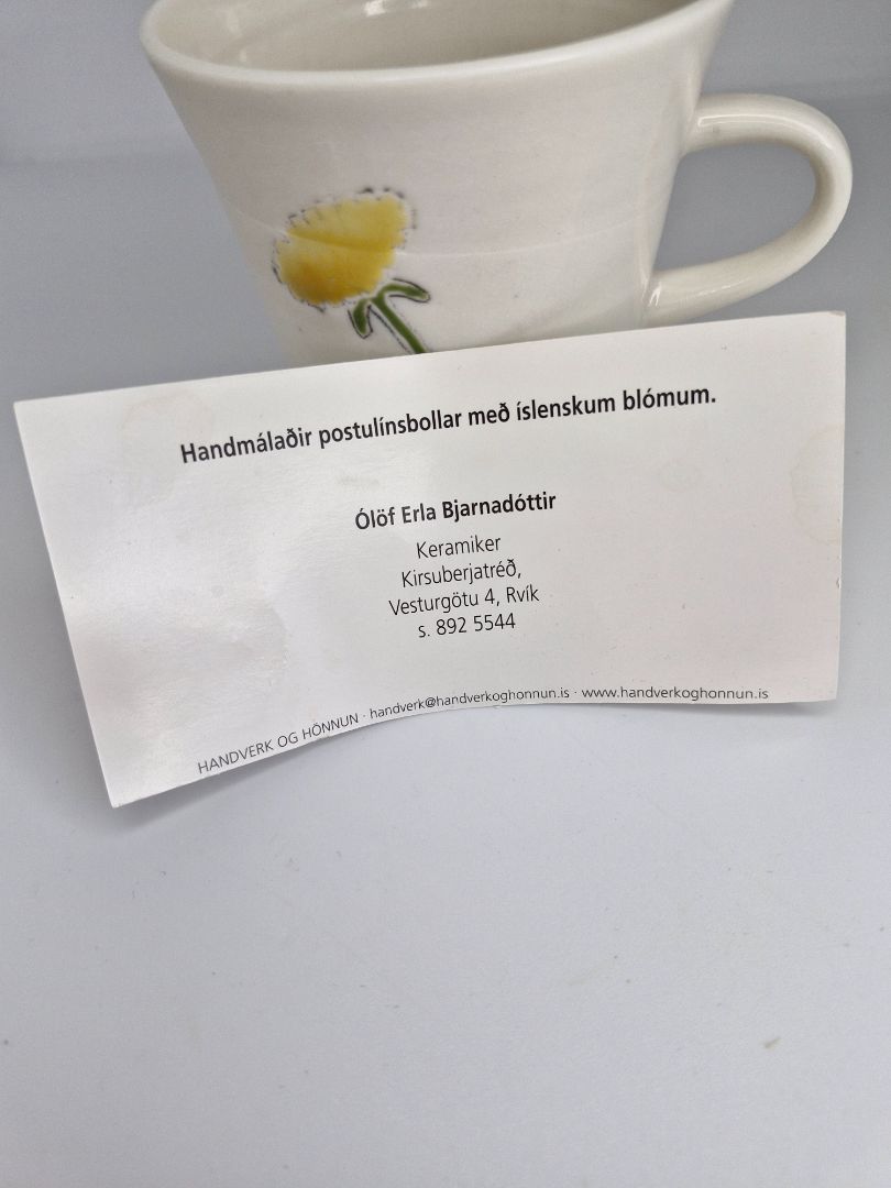 A Cup of Dandelion, Olof Erla Bjarnadóttir