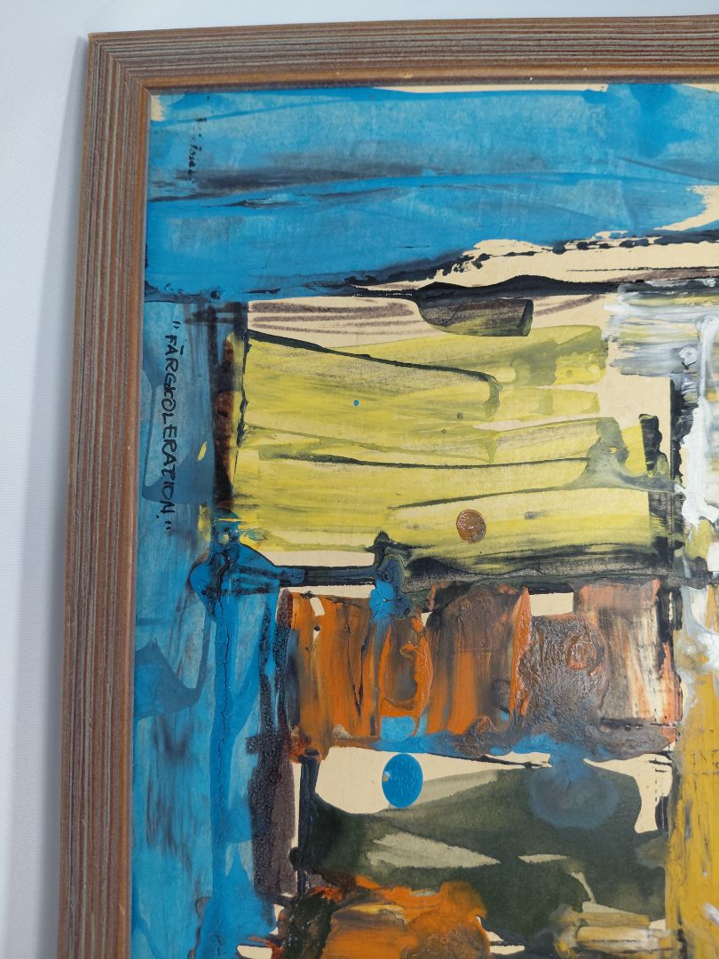 Málverk abstract, B. Axew