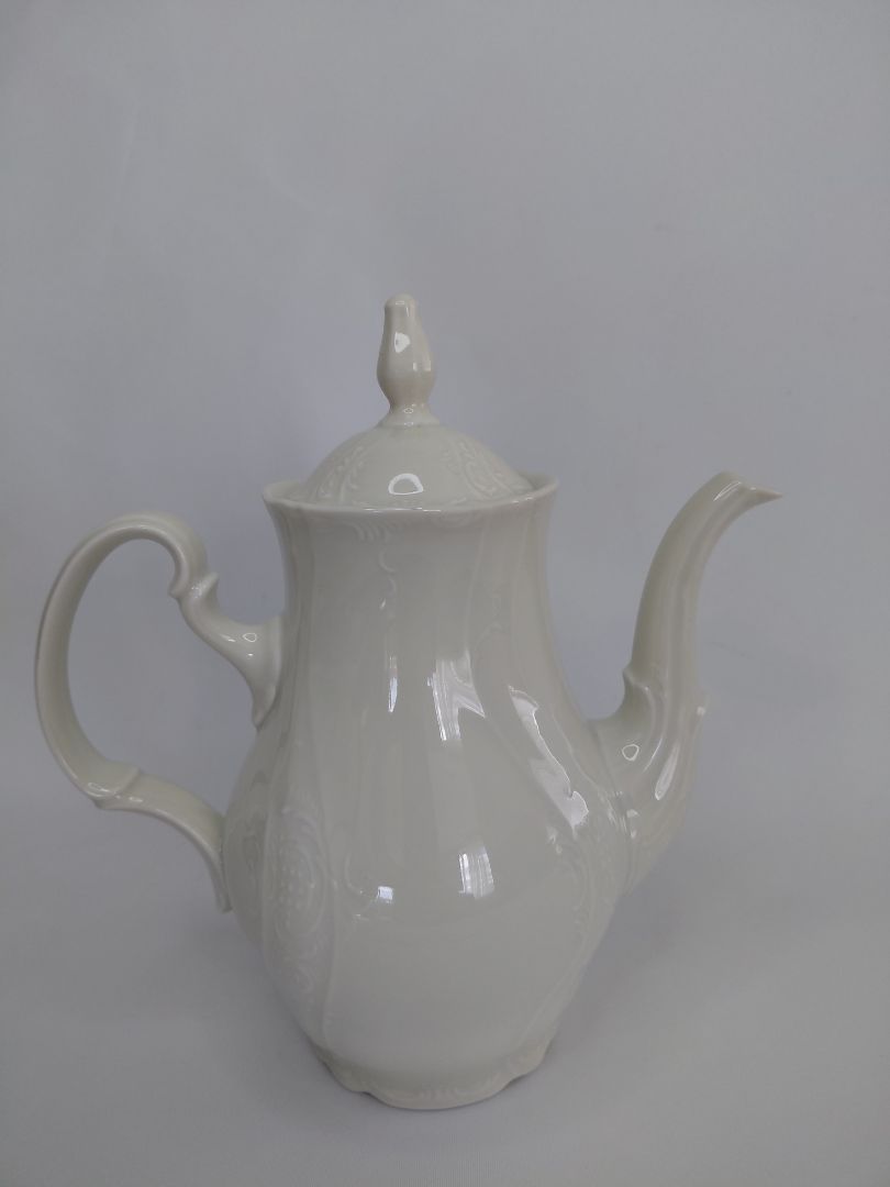 Postulíns kaffikanna 1L, Bernadotte porcelaine fine de boheme