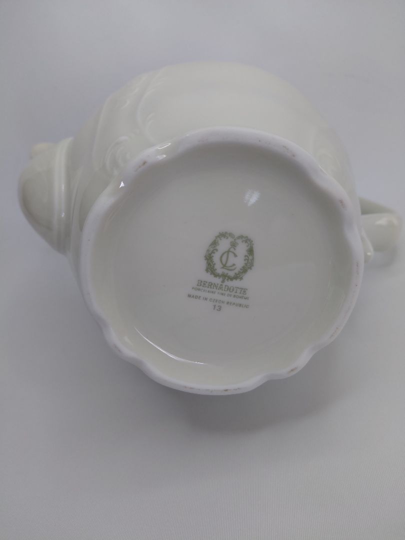 Postulíns kaffikanna 1L, Bernadotte porcelaine fine de boheme