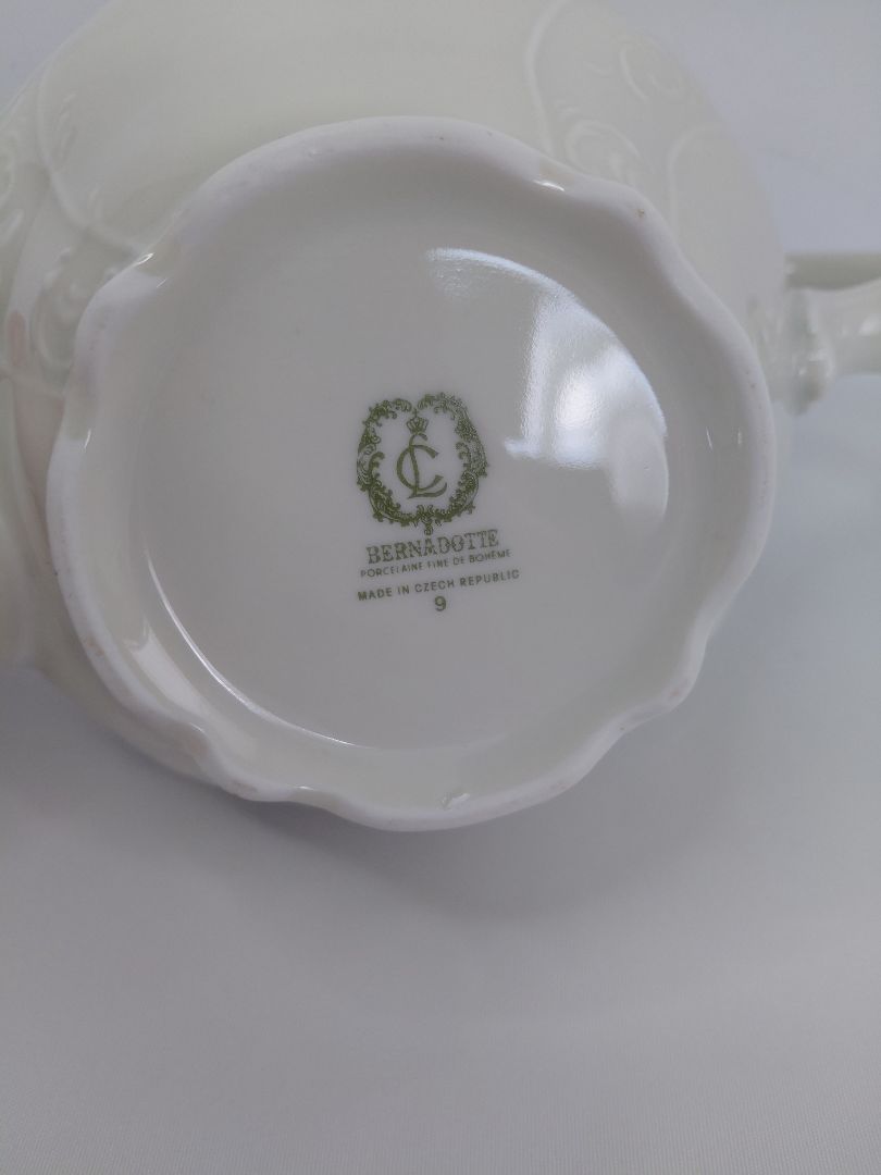 Postulíns tekanna 1/2L, Bernadotte porcelaine fine de boheme