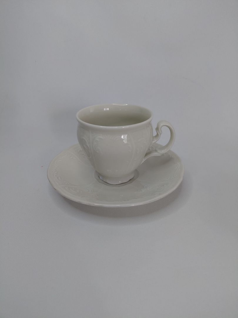Kaffibolli með undirskál, Bernadotte porcelaine fine de boheme