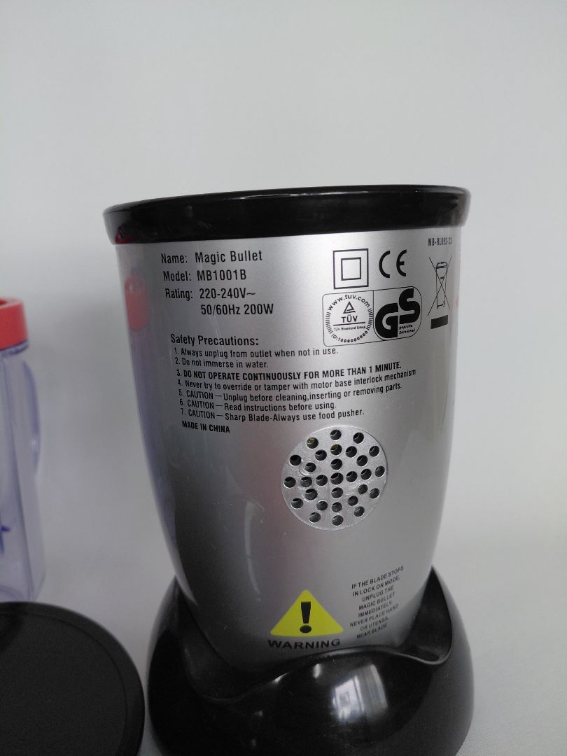 Magic bullet blandari með fylgihlutum (ónotaður), Nutribullet