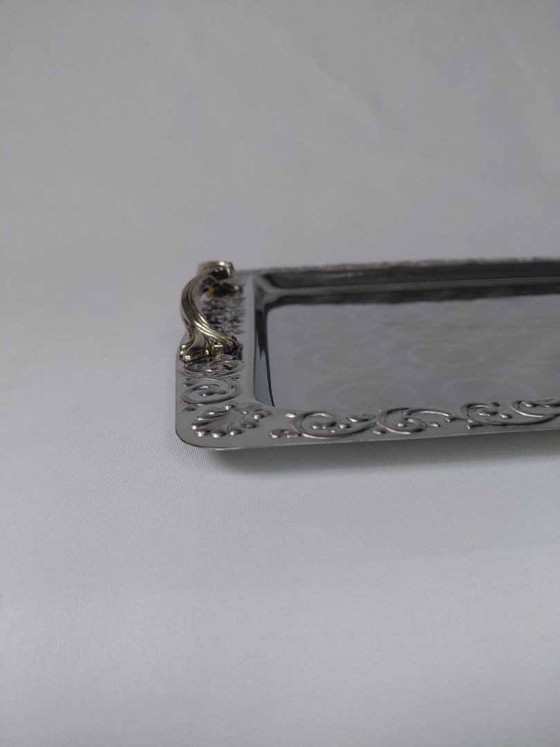 Vintage stainless steel tray (1960-1980s), Emperor