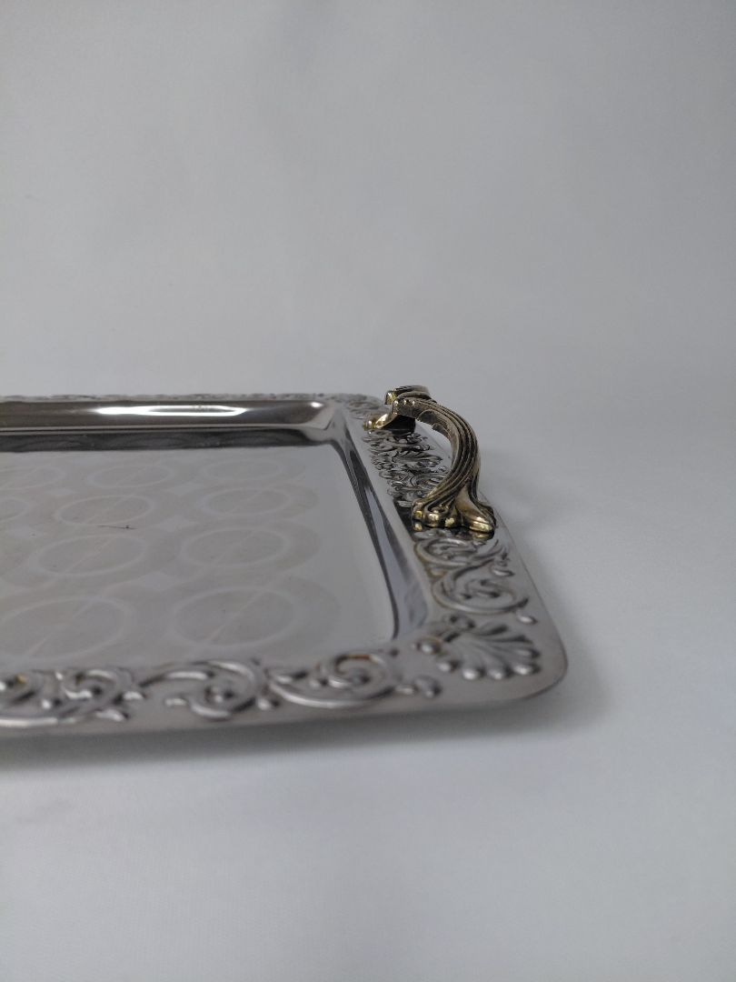 Vintage stainless steel tray (1960-1980s), Emperor