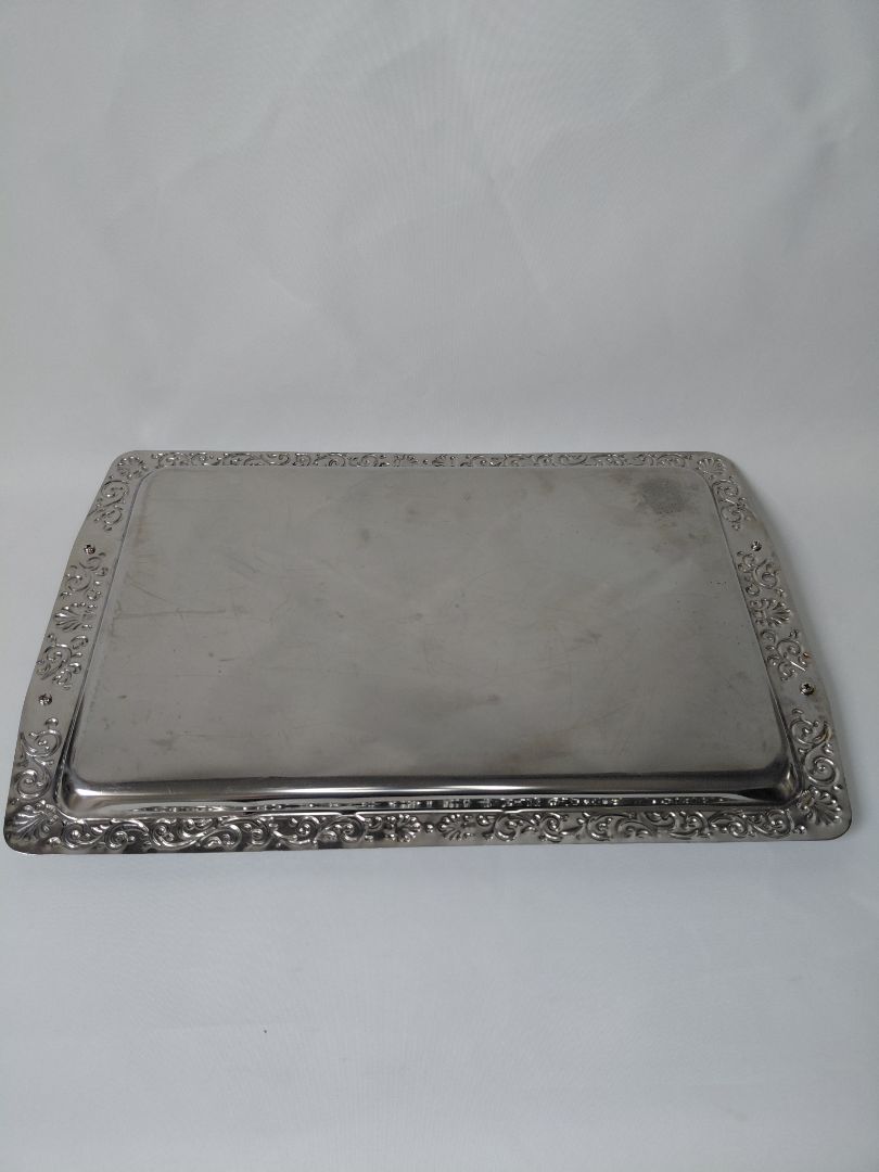Vintage stainless steel tray (1960-1980s), Emperor