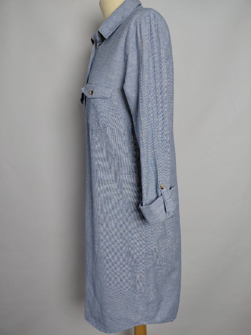 Long shirt (cotton & linen blend), EUR 42, Dorothy Perkins