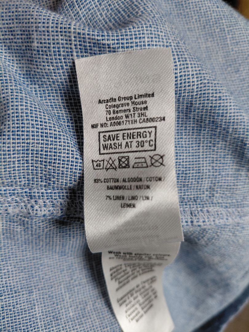 Long shirt (cotton & linen blend), EUR 42, Dorothy Perkins