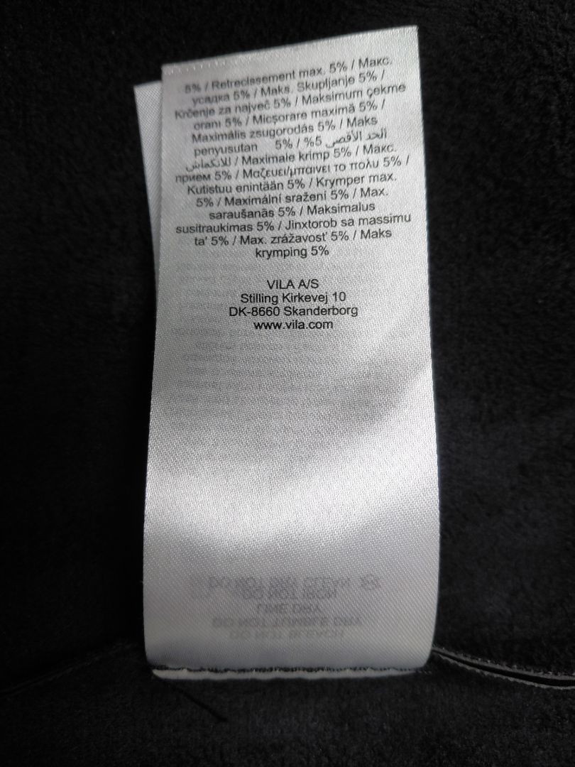 Pleather oversized shirt, EUR 40, Vila