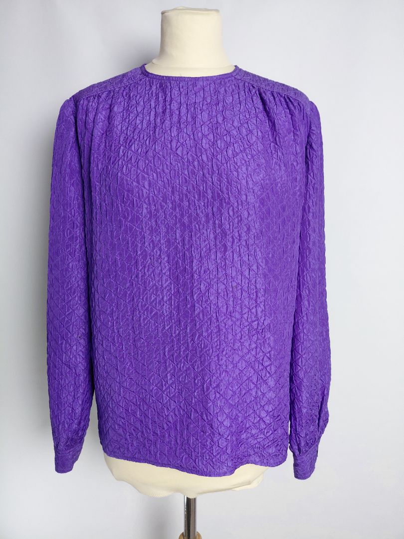Vintage 100% silk blouse (1970s-1980s), EUR 44, Valentino Miss V